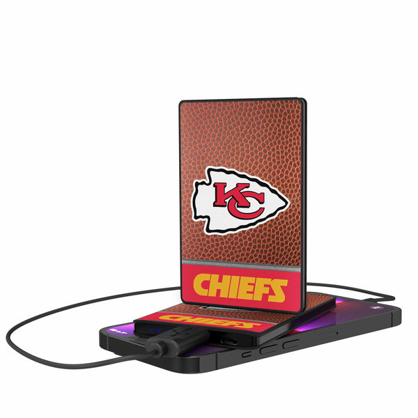 Kansas City Chiefs Football Wordmark 2500mAh Credit Card Powerbank