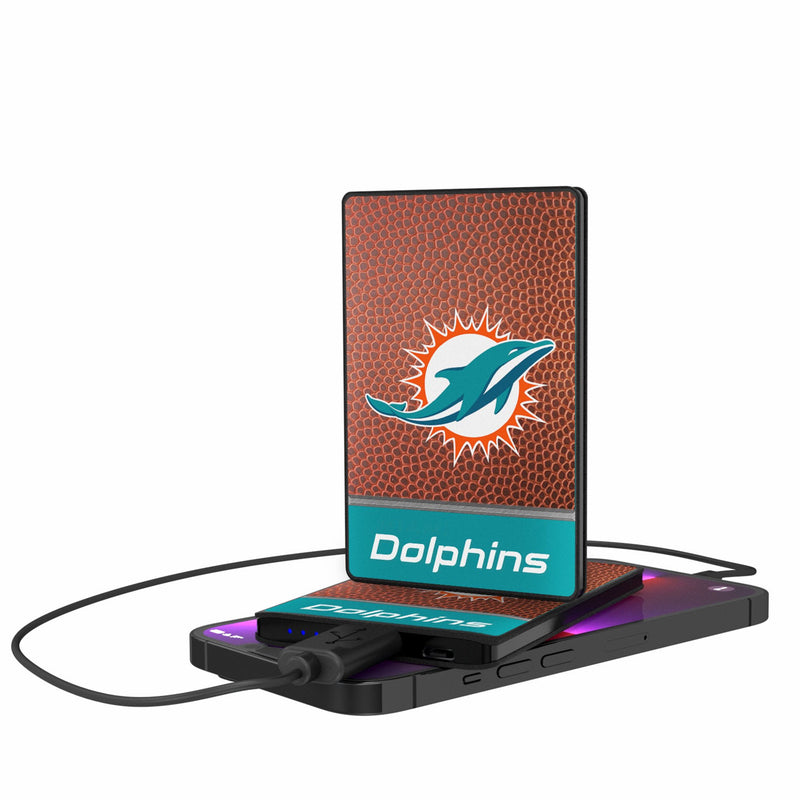 Miami Dolphins Football Wordmark 2500mAh Credit Card Powerbank