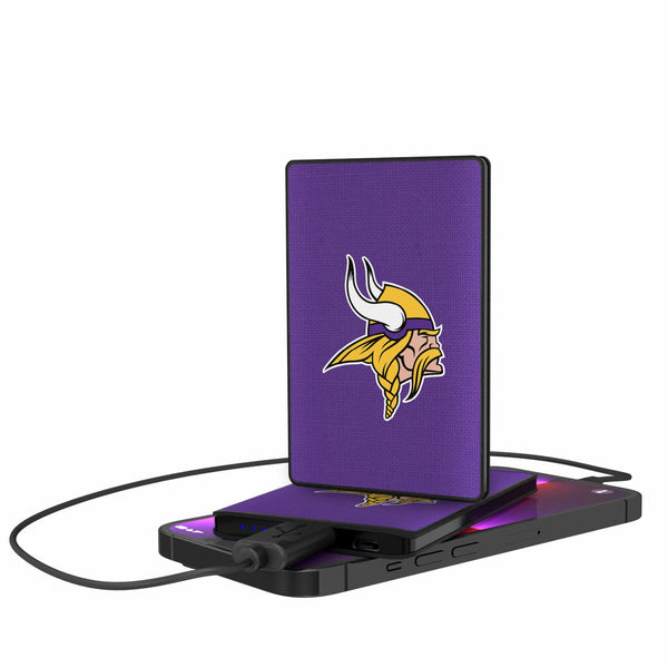 Minnesota Vikings Solid 2500mAh Credit Card Powerbank