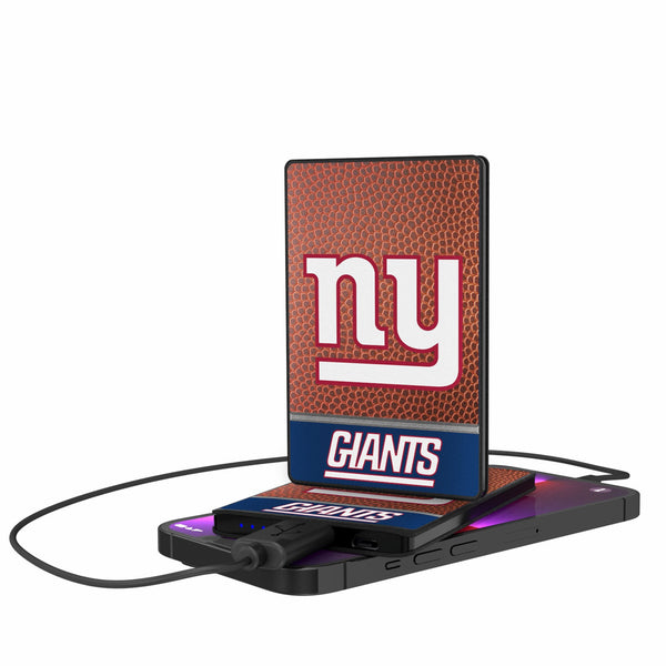 New York Giants Football Wordmark 2500mAh Credit Card Powerbank