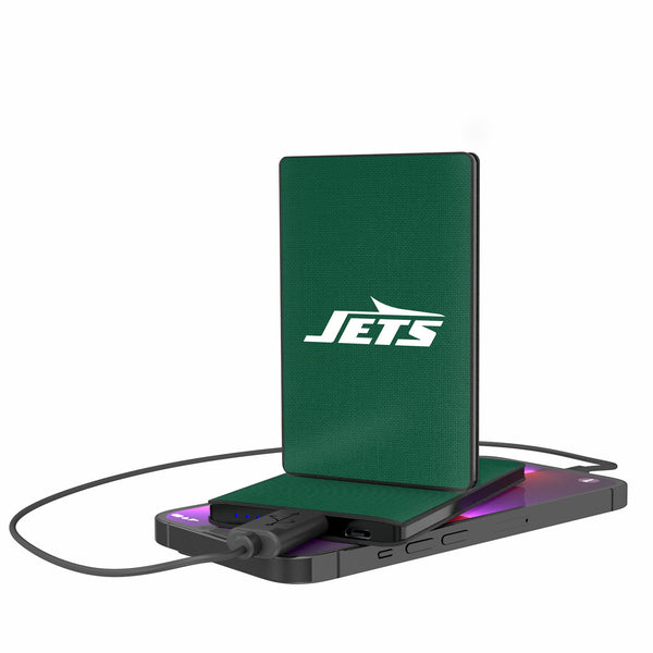 New York Jets Solid 2500mAh Credit Card Powerbank