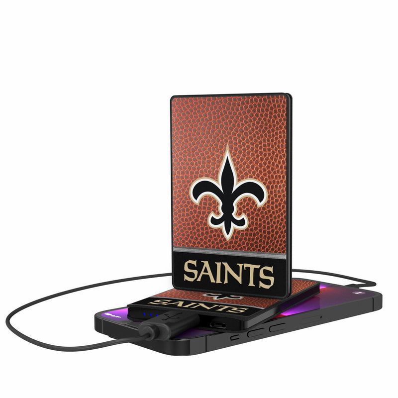 New Orleans Saints Football Wordmark 2500mAh Credit Card Powerbank