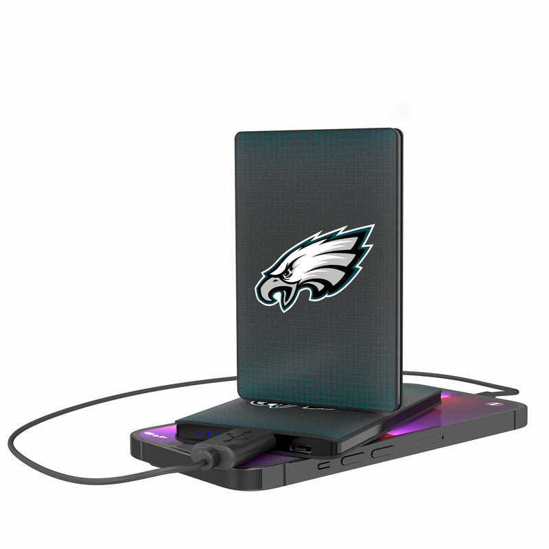 Philadelphia Eagles Linen 2500mAh Credit Card Powerbank