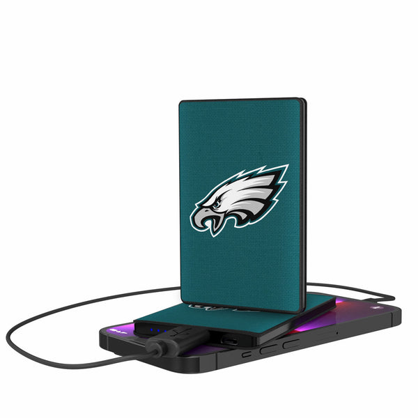 Philadelphia Eagles Solid 2500mAh Credit Card Powerbank