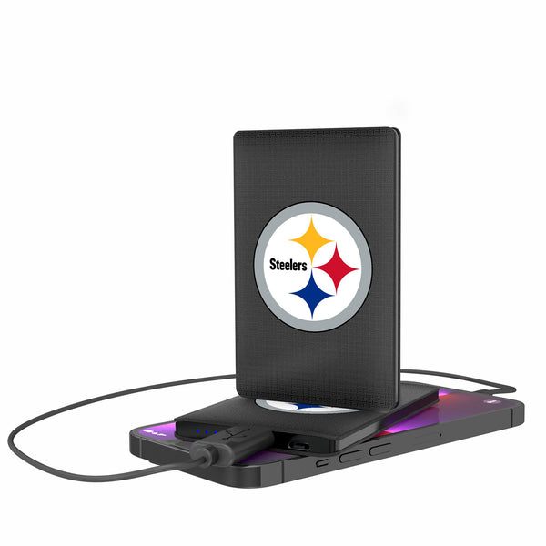 Pittsburgh Steelers Linen 2500mAh Credit Card Powerbank