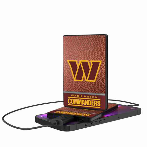 Washington Commanders Football Wordmark 2500mAh Credit Card Powerbank