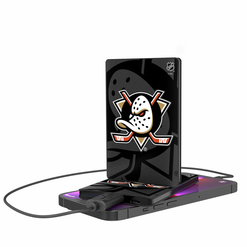 Anaheim Ducks Monocolor Tilt 2500mAh Credit Card Powerbank