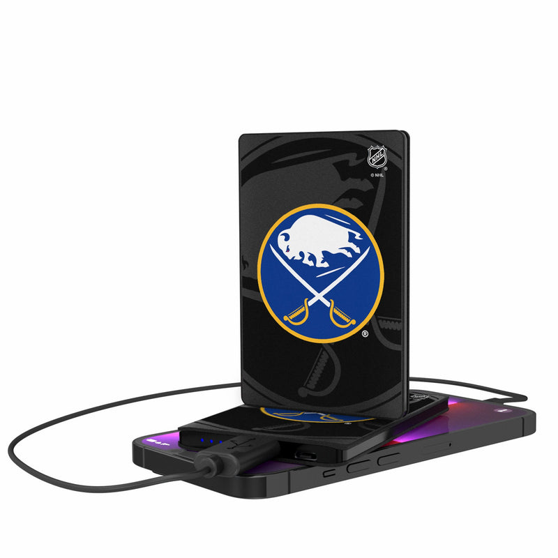 Buffalo Sabres Monocolor Tilt 2500mAh Credit Card Powerbank