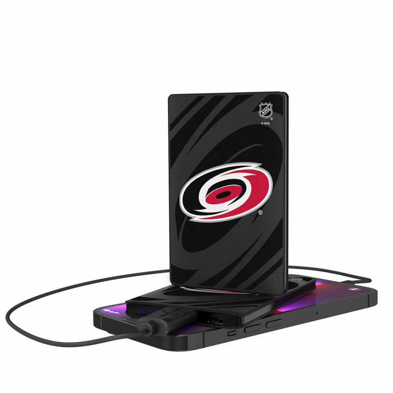 Carolina Hurricanes Monocolor Tilt 2500mAh Credit Card Powerbank