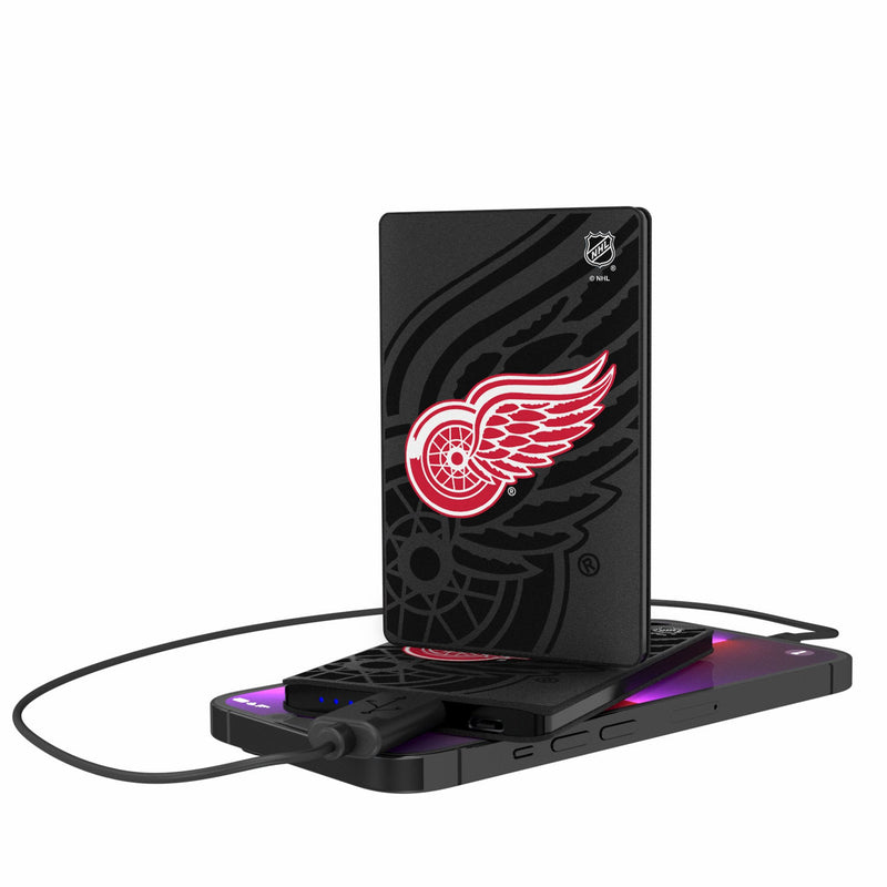 Detroit Red Wings Monocolor Tilt 2500mAh Credit Card Powerbank