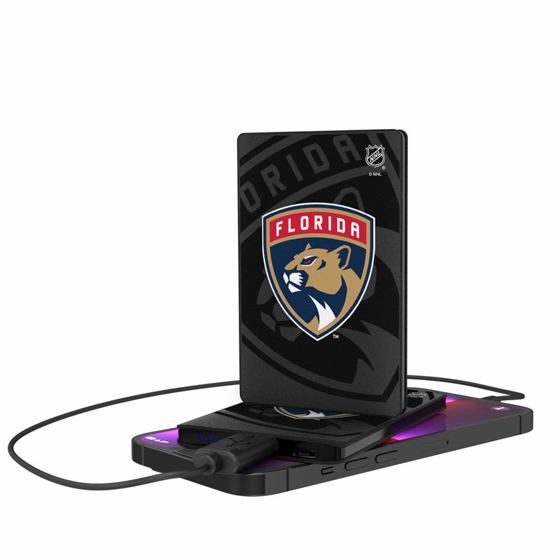 Florida Panthers Monocolor Tilt 2500mAh Credit Card Powerbank