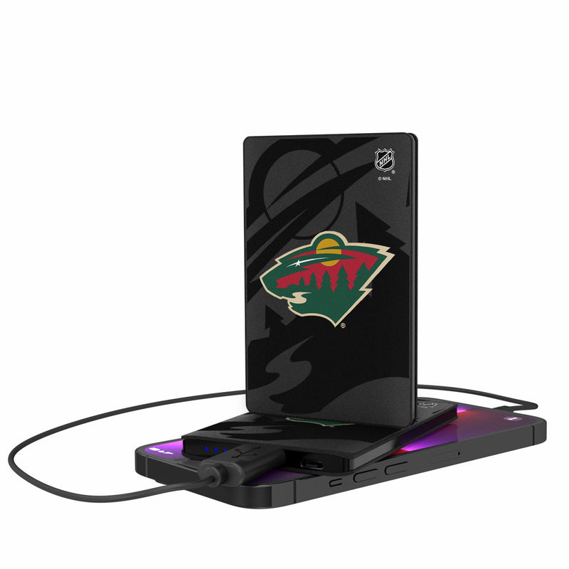 Minnesota Wild Monocolor Tilt 2500mAh Credit Card Powerbank