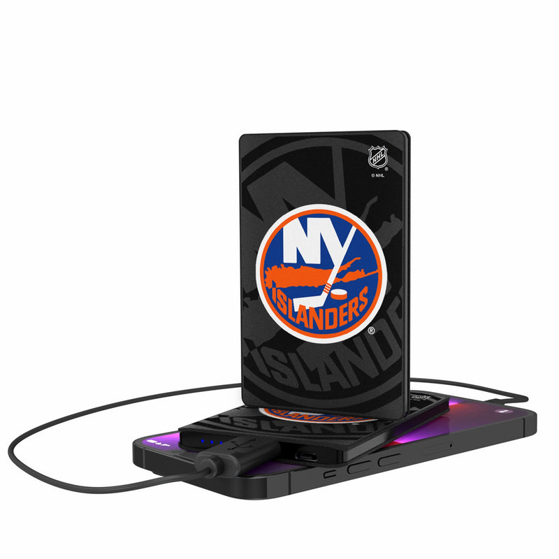 New York Islanders Monocolor Tilt 2500mAh Credit Card Powerbank