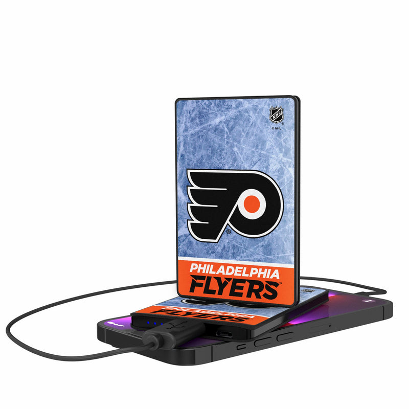 Philadelphia Flyers Ice Wordmark 2500mAh Credit Card Powerbank