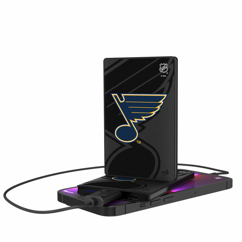 St. Louis Blues Monocolor Tilt 2500mAh Credit Card Powerbank