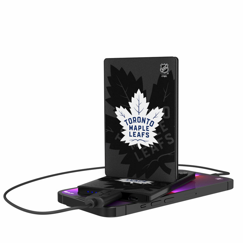 Toronto Maple Leafs Monocolor Tilt 2500mAh Credit Card Powerbank