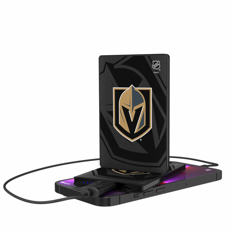 Vegas Golden Knights Monocolor Tilt 2500mAh Credit Card Powerbank