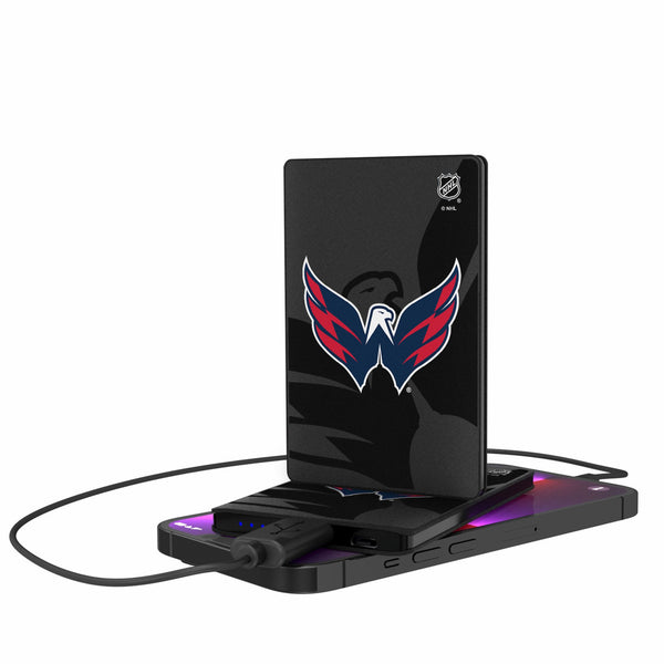 Washington Capitals Monocolor Tilt 2500mAh Credit Card Powerbank