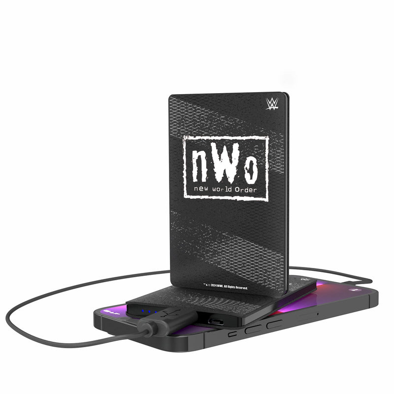 New World Order Steel 2500mAh Credit Card Powerbank