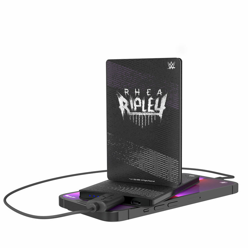 Rhea Ripley Steel 2500mAh Credit Card Powerbank