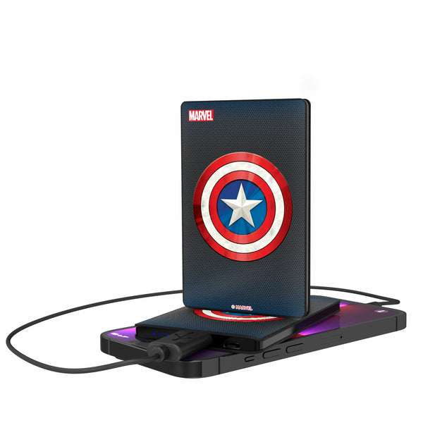 Marvel Avengers Captain America Grid 2500mAh Credit Card Powerbank