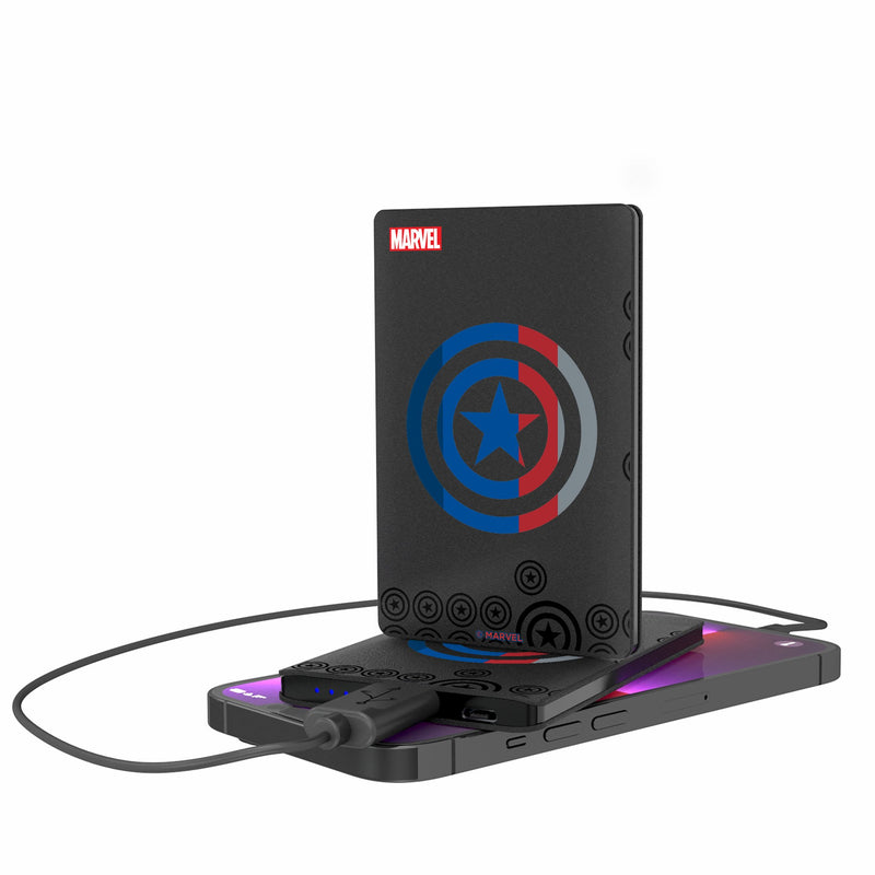 Marvel Avengers Captain America Sigil 2500mAh Credit Card Powerbank