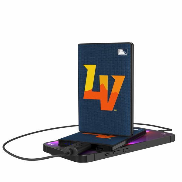 Las Vegas Aviators Solid 2500mAh Credit Card Powerbank