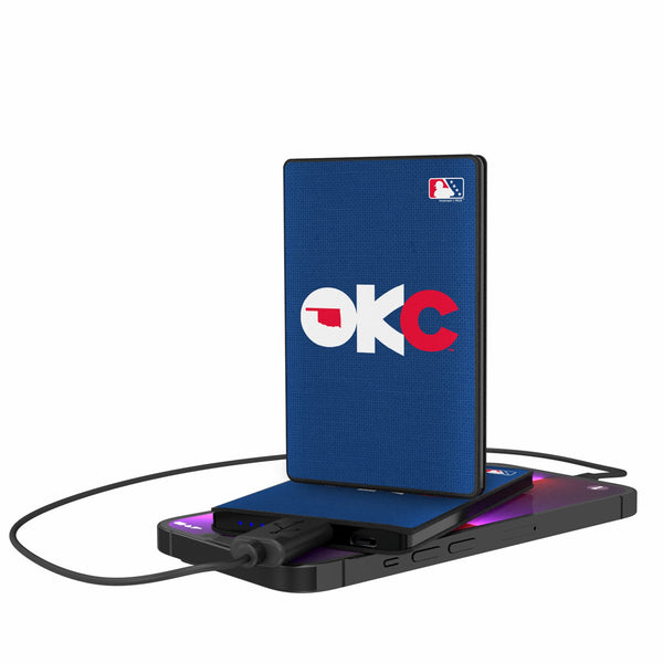 Oklahoma City Baseball Club Solid 2500mAh Credit Card Powerbank