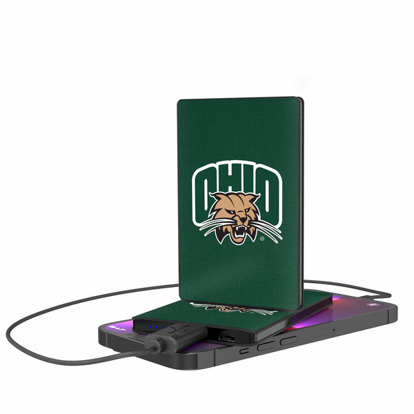 Ohio University Bobcats Solid 2500mAh Credit Card Powerbank