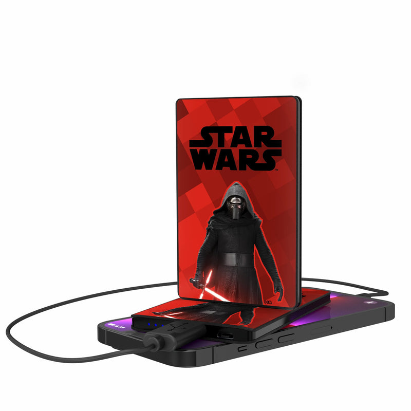 Star Wars Kylo Ren Color Block 2500mAh Credit Card Powerbank