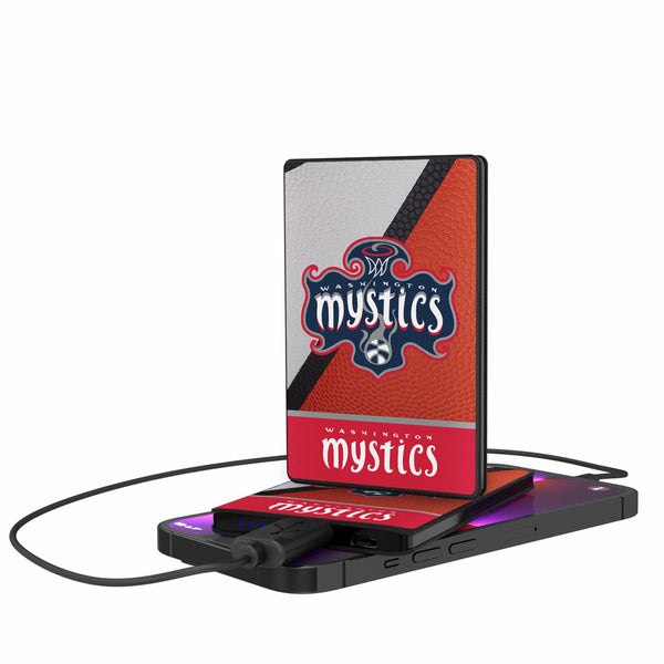 Washington Mystics Basketball 2500mAh Credit Card Powerbank