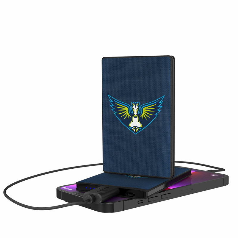 Dallas Wings Solid 2500mAh Credit Card Powerbank