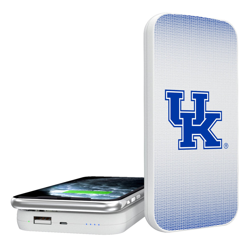 University of Kentucky Wildcats Linen 5000mAh Portable Wireless Charger