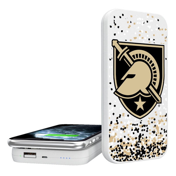 United States Military Academy Black Knights Confetti 5000mAh Portable Wireless Charger