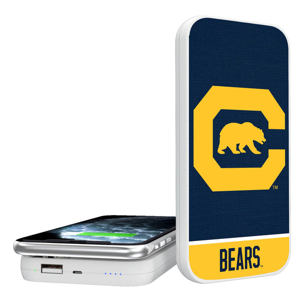 University of California Berkeley Golden Bears Endzone Solid 5000mAh Portable Wireless Charger