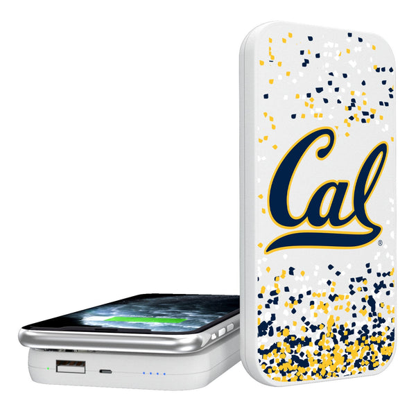 University of California Berkeley Golden Bears Confetti 5000mAh Portable Wireless Charger