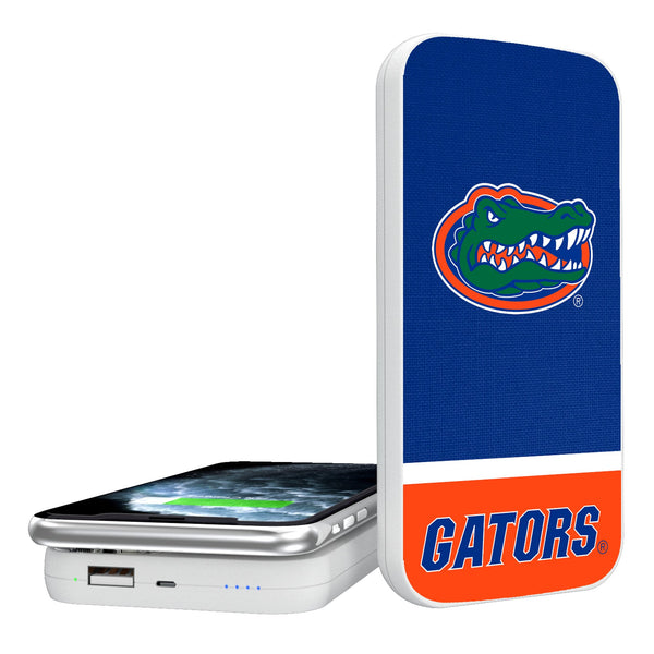 University of Florida Gators Endzone Solid 5000mAh Portable Wireless Charger