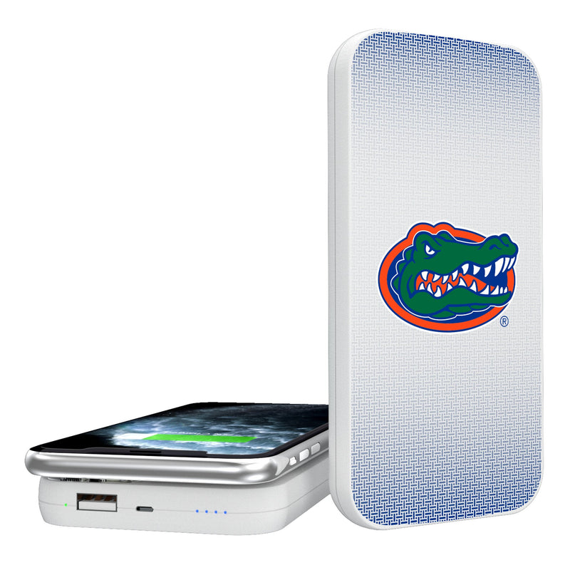 University of Florida Gators Linen 5000mAh Portable Wireless Charger