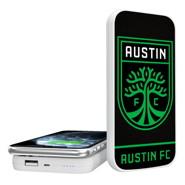 Austin FC  Endzone Solid 5000mAh Portable Wireless Charger