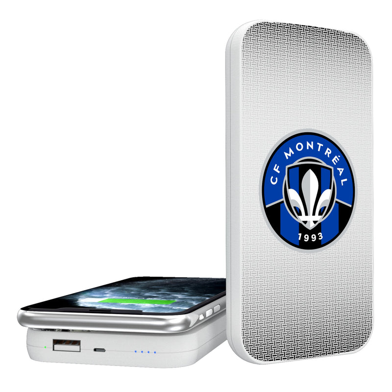 CF Montreal  Linen 5000mAh Portable Wireless Charger