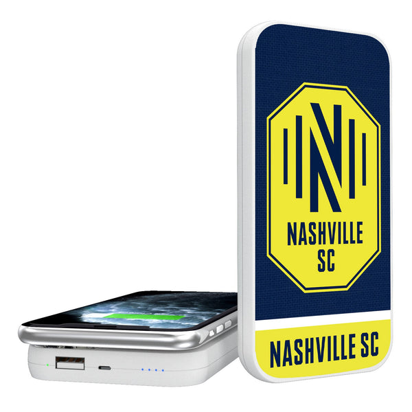 Nashville SC  Endzone Solid 5000mAh Portable Wireless Charger