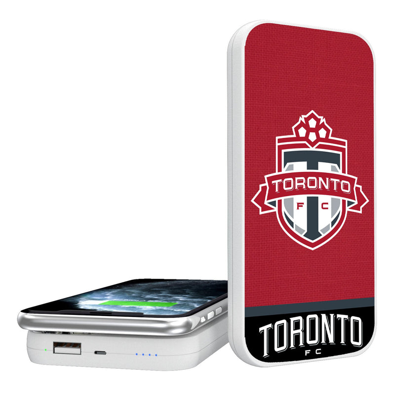 Toronto FC   Endzone Solid 5000mAh Portable Wireless Charger