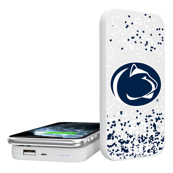 Pennsylvania State University Nittany Lions Confetti 5000mAh Portable Wireless Charger