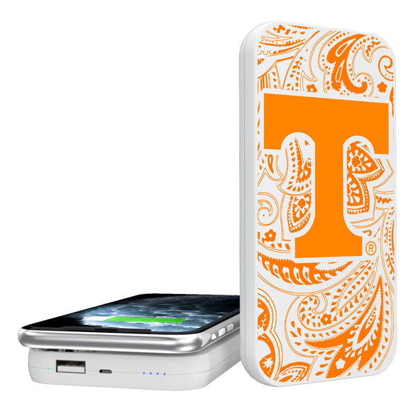 University of Tennessee Volunteers Paisley 5000mAh Portable Wireless Charger