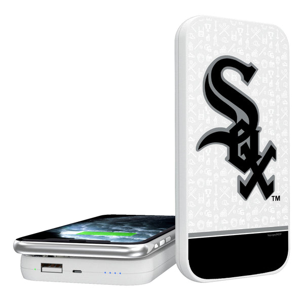 Chicago White Sox Memories Print 5000mAh Portable Wireless Charger