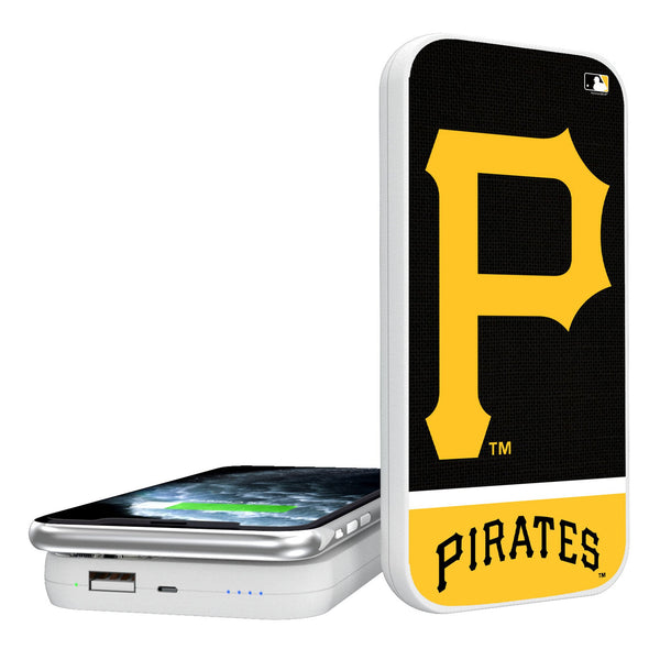 Pittsburgh Pirates Endzone Solid 5000mAh Portable Wireless Charger