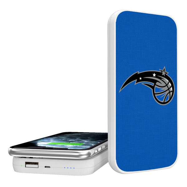 Orlando Magic Solid 5000mAh Portable Wireless Charger