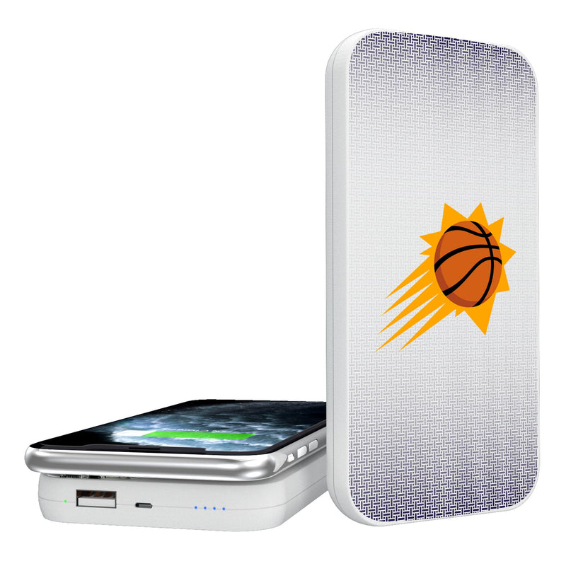 Phoenix Suns Linen 5000mAh Portable Wireless Charger