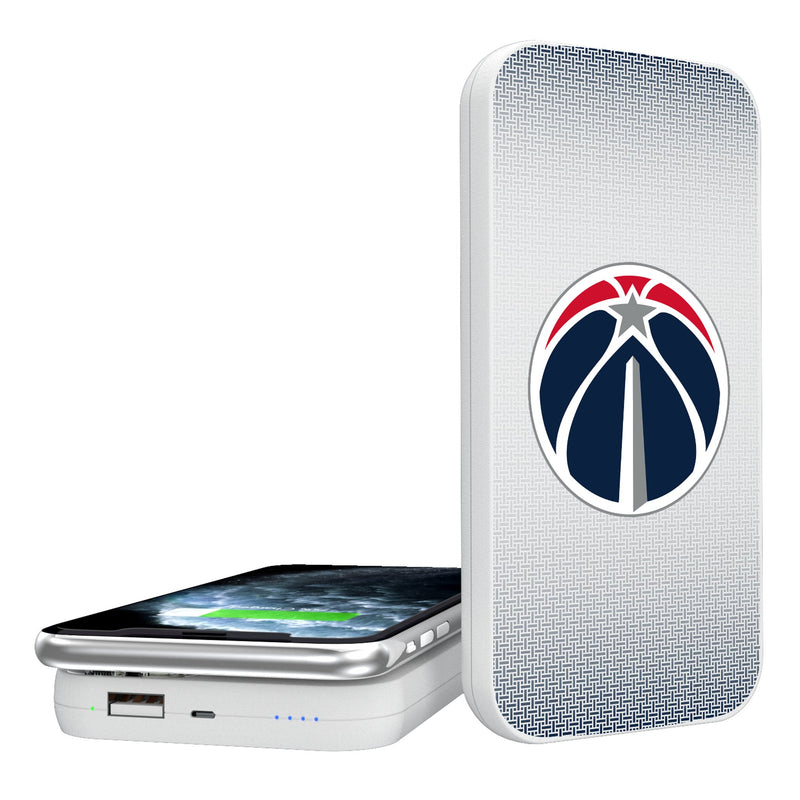 Washington Wizards Linen 5000mAh Portable Wireless Charger