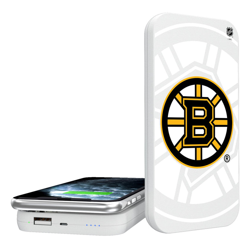 Boston Bruins Monocolor Tilt 5000mAh Portable Wireless Charger